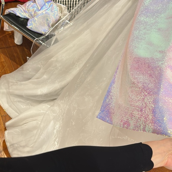Ps6521S Iridescent Prom Gown - Picture 10 of 11